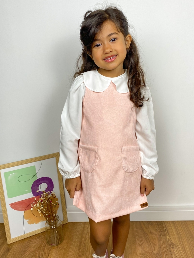 Vestido infantil de laise pink rosa bordado floral com barrado e babados e  laços tam 1 a 8 anos Isabela