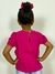 Blusa bata pink gola boneca manga curta bordado pipoca bolinha - loja online