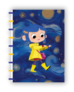 Caderno de Disco Coraline