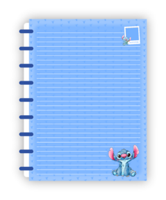 Caderno de Disco Stitch - Do Seu Jeitim