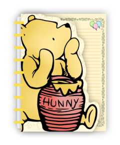 Caderno de Disco Ursinho Pooh Classic - comprar online