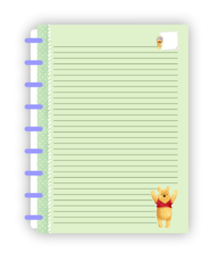 Caderno de Disco Ursinho Momentos - loja online