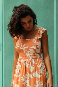 Vestido Babado Floral - comprar online