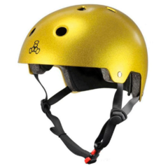 CAPACETE TRIPLE 8 INJETADO GOLD FLAKE na internet