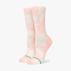 MEIA STANCE RELEVANT CREW SOCK PINK