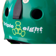 CAPACETE TRIPLE 8 C/ ÁUDIO VERDE TAM P - comprar online