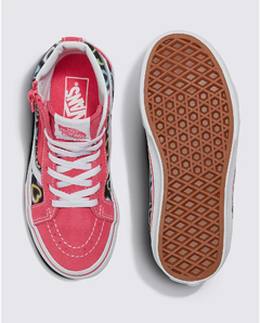 SK8 HI REISSUE SIDE ZIP - PINK/MULTI - comprar online