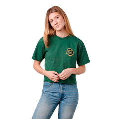 CAMISETA SANTA CRUZ FEMININA CROP VERDE