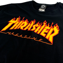 CAMISETA THRASHER JUVENIL FLAME LOGO - comprar online