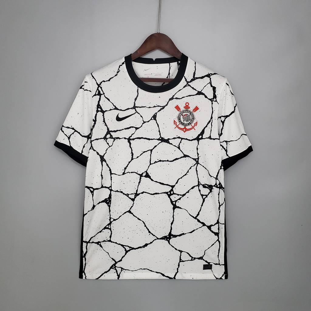 Camisa Nike Corinthians II 21/22 Torcedor Pro Masculina - Preto/Branco