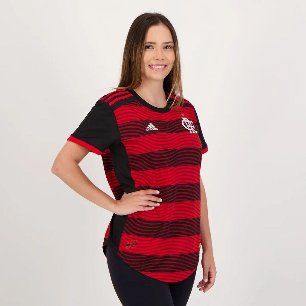 Camisa feminina adidas best sale flamengo