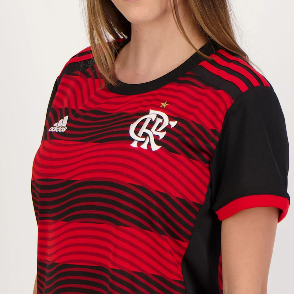 Camisa Adidas Flamengo I 2022 Feminina - MFSPORTS