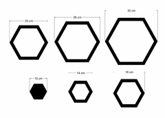 SET AROS DE HEXAGONOS