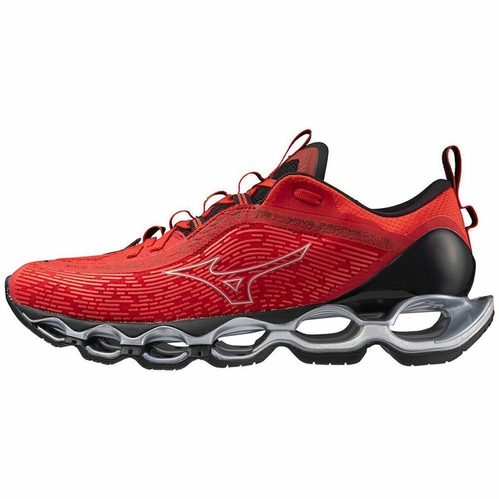 Mizuno prophecy 4 cinza e vermelho hot sale