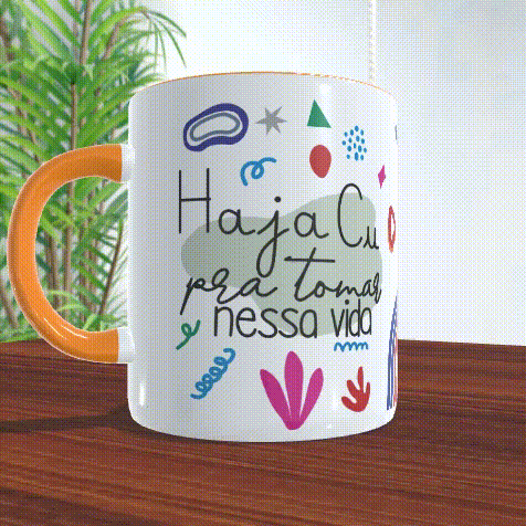 Imagem do Caneca Cerâmica - Haja Cu Pra Tomar Nessa Vida