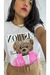 Blusa T-shirt Ursinho Fashion na internet