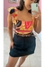 Cropped Reto Estampado Verão Carioca - tienda online