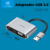 Adaptador de vídeo Multi Display VGA HDMI USB 2.0 / 3.0 Hagibis