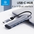 Hub 4 em 1 USB-C/USB-A Dupla Interface