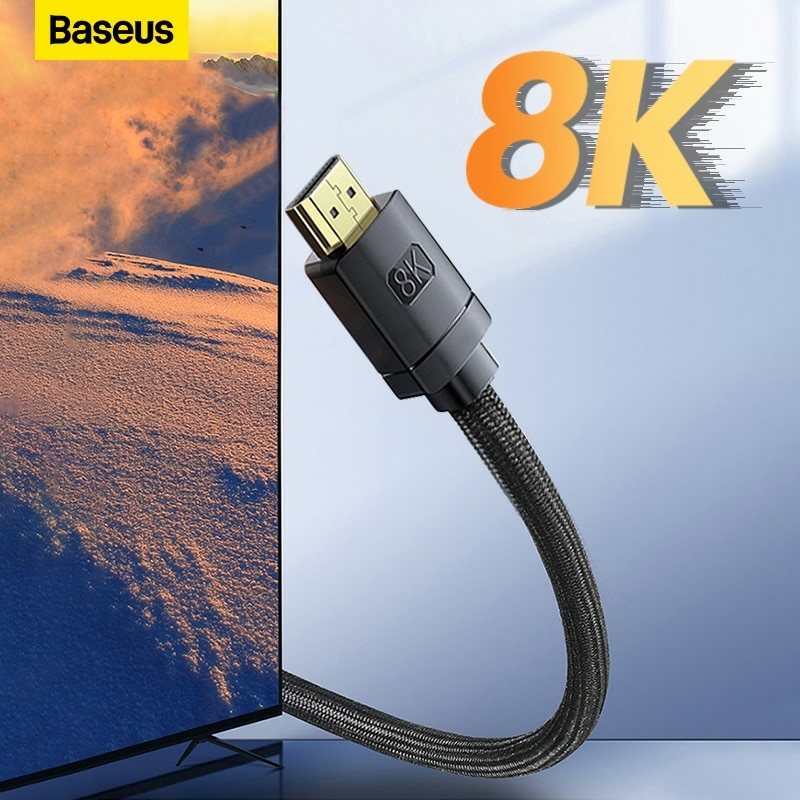 Cable Hdmi Baseus 2.1 8k 60hz 4k 120hz 2 Metros - Grupo Orange