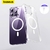 Kit Capa Transparente Magnética para iPhone 15 + Película Baseus