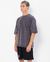 Signature Boxy Tee Washed Aubergine - comprar online