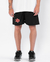 Mesh Short Black Bulls Logo - Barnes Industries