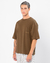 Signature Boxy Tee Khaki - comprar online