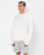 Boxy Hoodie Washed Off White - comprar online