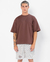 Signature Boxy Tee Soft Brown