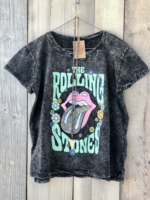 Remera rolling online stones mujer