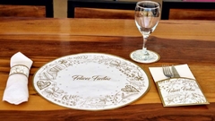 SET DE MESA CON PLATO DE SITIO - comprar online