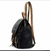 Mochila Feminina WJ Com Tampa Preta/Camel 045726 na internet