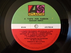Jean Luc Ponty - A Taste For Passion - Discos The Vinil