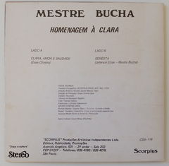 Mestre Bucha - Homenagem À Clara - comprar online