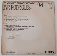 Jair Rodrigues - Os Melhores Sambas Enredo De 1974 - comprar online