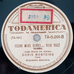 Dóris Monteiro - Se Você Se Importasse / Fecho Meus Olhos... Vejo Você - Discos The Vinil