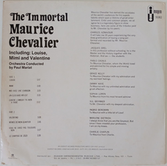 Maurice Chevalier & Paul Mauriat - The Immortal - comprar online