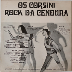 Os Corsini - Rock Da Cenoura - comprar online