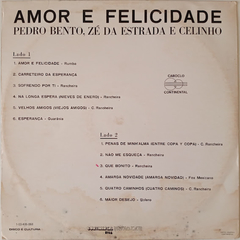 Pedro Bento, Zé Da Estrada & Celinho - Amor e Felicidade - comprar online