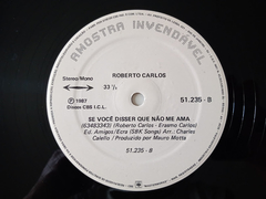 Roberto Carlos - Se Você Disser Que Não Me Ama - Discos The Vinil