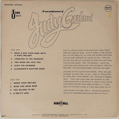 Judy Garland - A Rare Performance Of Judy Garland - comprar online