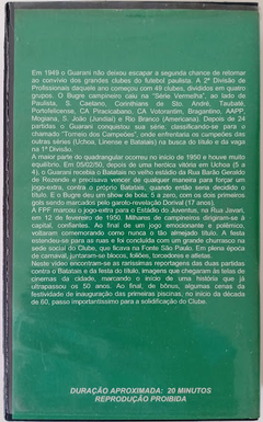 Documentário - Guarani Futebol Clube - Campeão Da 2ª Divisão De Profissionais De 1949 - comprar online