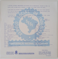 Coletânea - 6º Festival Estadual Da Música Industriária - SESI Pelotas 1989 - comprar online