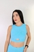 Cropped Bia azul claro