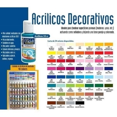 Acrílico Decorativo, Rojo Cadmio 701 x 50 cc. Eq Art - comprar online