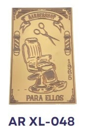 Sello ¨Alto Relieve¨ Barberia . Cod: AR XL 048