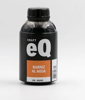 Barniz al agua, Negro x 375 cc