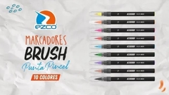 Marcadores Brush ¨ Punta Pincel ¨x 10 colores. - comprar online