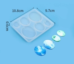 Set Moldes Resina x 8 u ¨ Aritos Geometricos ¨ CL - tienda online